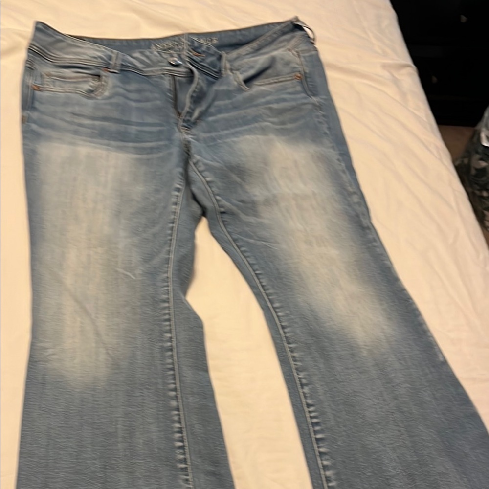 AE jeans, size 14 Short with stretch!